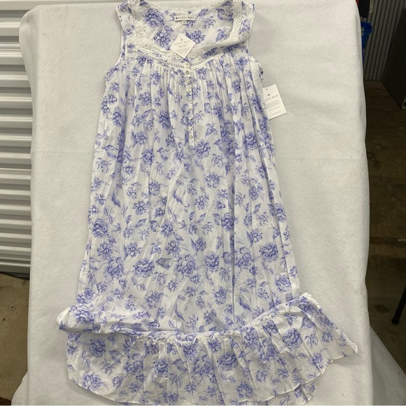 NEW Eileen West Sleeveless Cotton Ballet Nightgown - Picture 2 of 6